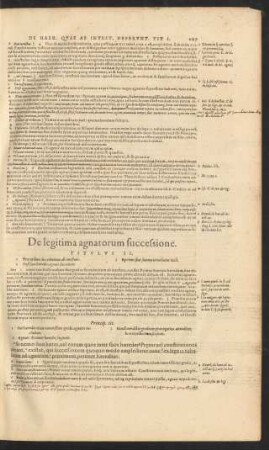 De legitima agnatorum succesione. Titulus II.