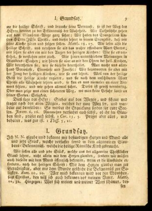 I. Grundsatz - X. Grundsatz.