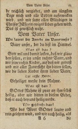 Vom Vater Unser