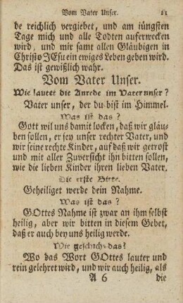 Vom Vater Unser
