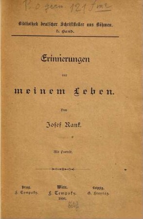 Erinnerungen aus meinem Leben
