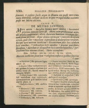 Caput V. De Metro Iambico