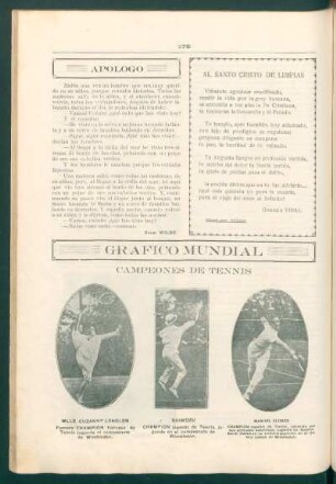 Gráfico mundial : Campeones de tennis
