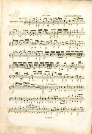 Fantaisie pour la guitare : sur des motifs favoris de La straniera de Bellini ; oeuv. 22