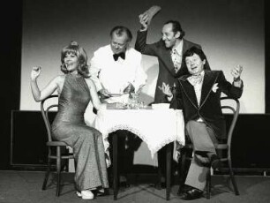 Klamotten für Kichererbsen: Kurt Schmidtchen, Rotraud Schindler, Dieter Hallervorden, Gerhard Wollner