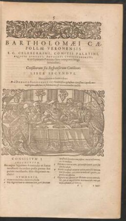 Bartholomaei Caepollae Veronensis ... Consiliorum seu Responsorum Civilium; Liber Secundus.