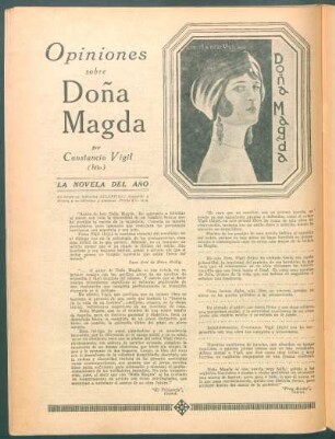 Opiniones sobre Doña Magda : La novela del año