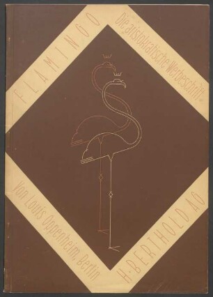 Flamingo: Die aristokratische Werbeschrift, Berthold-Probendruck Nr. 261