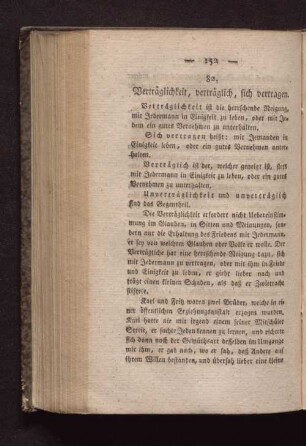 82. Verträglichkeit, verträglich, sich vertragen.