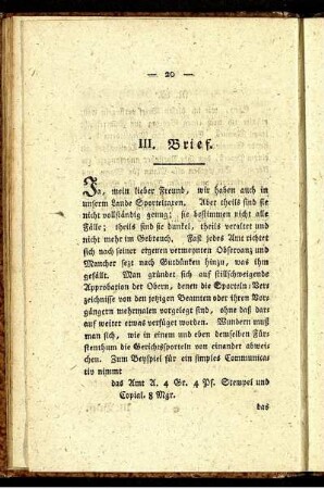 III. Brief.