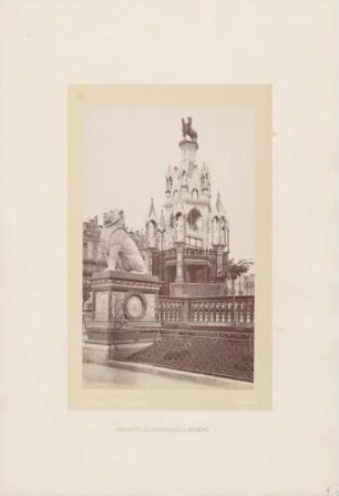 Ansicht von Nordosten des Brunswick-Monuments (Denkmal Herzog Karls II. von Braunschweig) in Genf