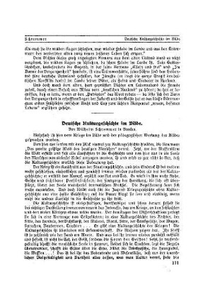 Deutsche Kulturgeschichte im Bilde