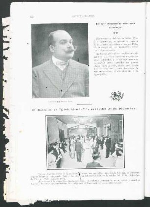 El Baile en el "Club Alemán" la noche del 31 de Diciembre.