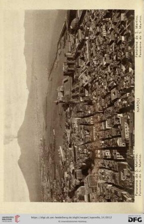 Napoli – Panorama da S. Martino. – Panorama da S. Martino. – Panorama da S. Martino. – Panorama da S. Martino.