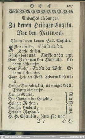 Andachts-Uebungen Zu denen Heiligen Engeln