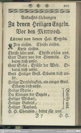 Andachts-Uebungen Zu denen Heiligen Engeln