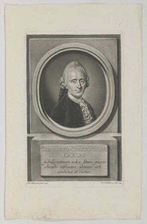 Bildnis des Theophilus Christophorus Harles