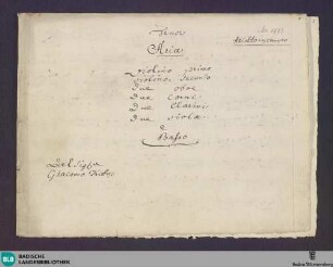 Ascolto in campo armata - Don Mus.Ms. 1933 : T, orch; B|b