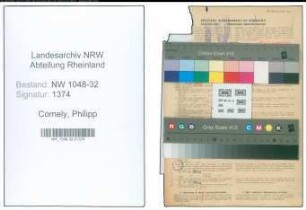 Entnazifizierung Philipp Cornely , geb. 17.10.1895 (Beamter)