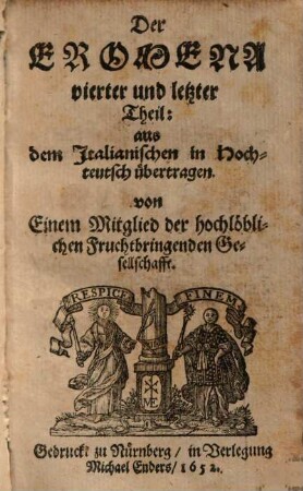 Der Eromena vierter und letzter Theil