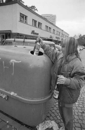 Altglassammlung durch die "Kalag Lagerhaus- und Speditionsgesellschaft mbH"