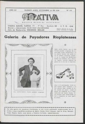 15.1938=Nr. 179: Nativa, 15.1938=Nr. 179