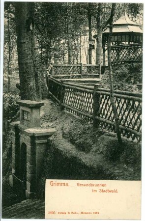 Grimma. Gesundbrunnen im Stadtwald