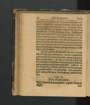 Caput IX. Von Gasthöfen.