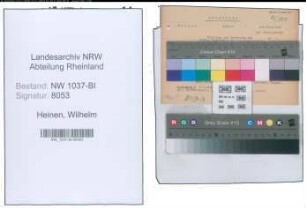 Entnazifizierung Wilhelm Heinen , geb. 25.02.1903 ()