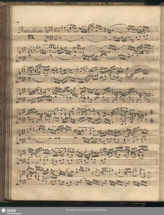 Praeludium IX... [BWV 878]
