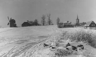 Obercunnersdorf-Kottmarsdorf. Burkmühle und Ort