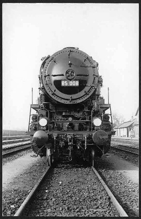 Güterzugtenderlokomotive 85 008 (Fronansicht)