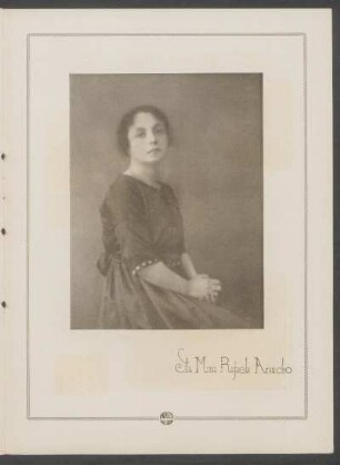[Fotografía de] Sta. Maria Rafaela Araucho
