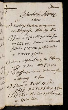 21r-27v, Januar, August, October, December: Oestreichische Monarchie