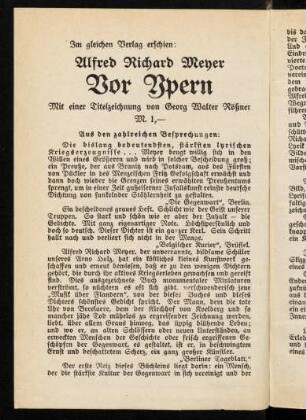 Im gleichen Verlag erschien