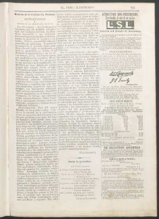 Historia de la Civilización Peruana. : Introducción. Interés de la Civilización Peruana