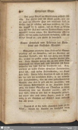 Neuere Hypothese vom Ursprunge des Bernsteins und künstlichen Wachses