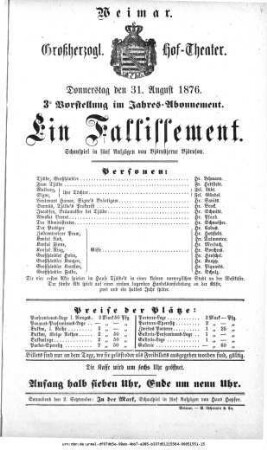 Ein Fallissement