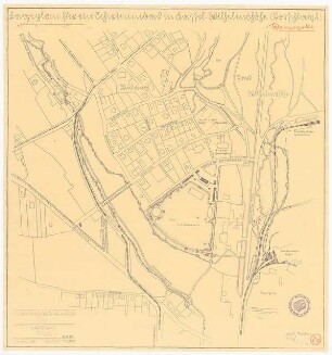 Schwimmbad, Kassel-Wilhelmshöhe: Grundriss 1:1000