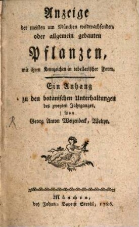 Anzeige der meisten um München wild wachsenden Pflanzen