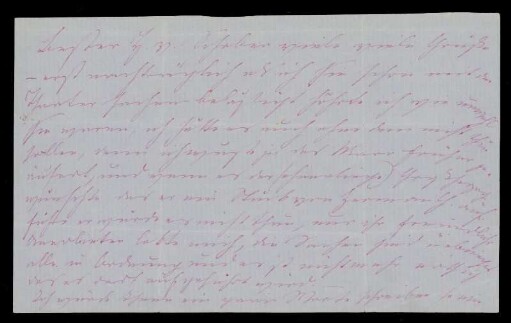 Brief von Gisela von Arnim an Franz von Schober