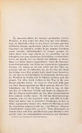 Der Vocalismus der Siegerländer Mundart