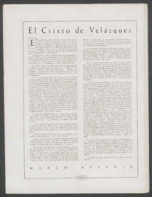El Cristo de Velázquez