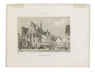 Marktplatz (Nordseite). Um 1860
