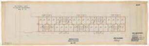 Wohnhausbebauung Seegefelder Straße für Harre, Berlin-Spandau: Haus 14-18, Grundriss Erdgeschoss, Obergeschoss 1:100