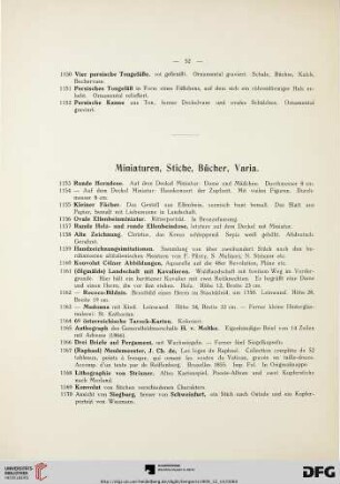 Nachtrag (Nr. 1257-1264)