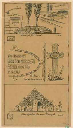 Fischer, Theodor; Soldatengräber - Ansichten