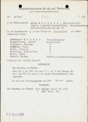 Messmer, Anna