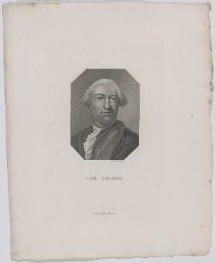 Bildnis des Carl Goldoni