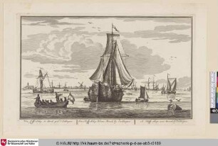 Een Koffe Schip, Nevens Broeck by Enckhuysen.